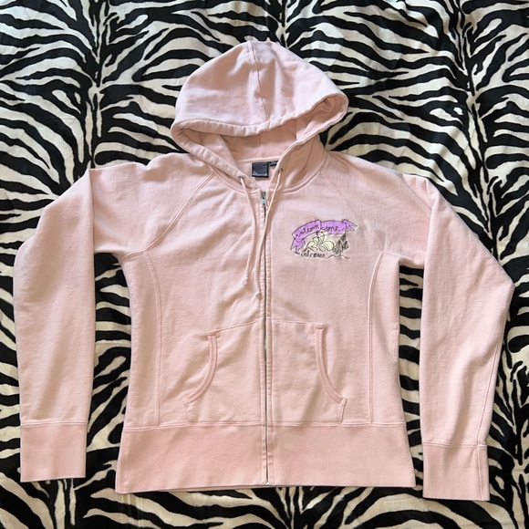 Volcom Featured Artist Zip Hoodie - Y2K/Surf/Skate/Art/Abstract - Junior’s XL - Picture 2 of 16